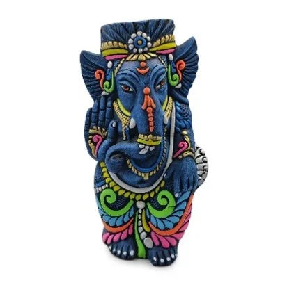 Blue Ganpati Vase