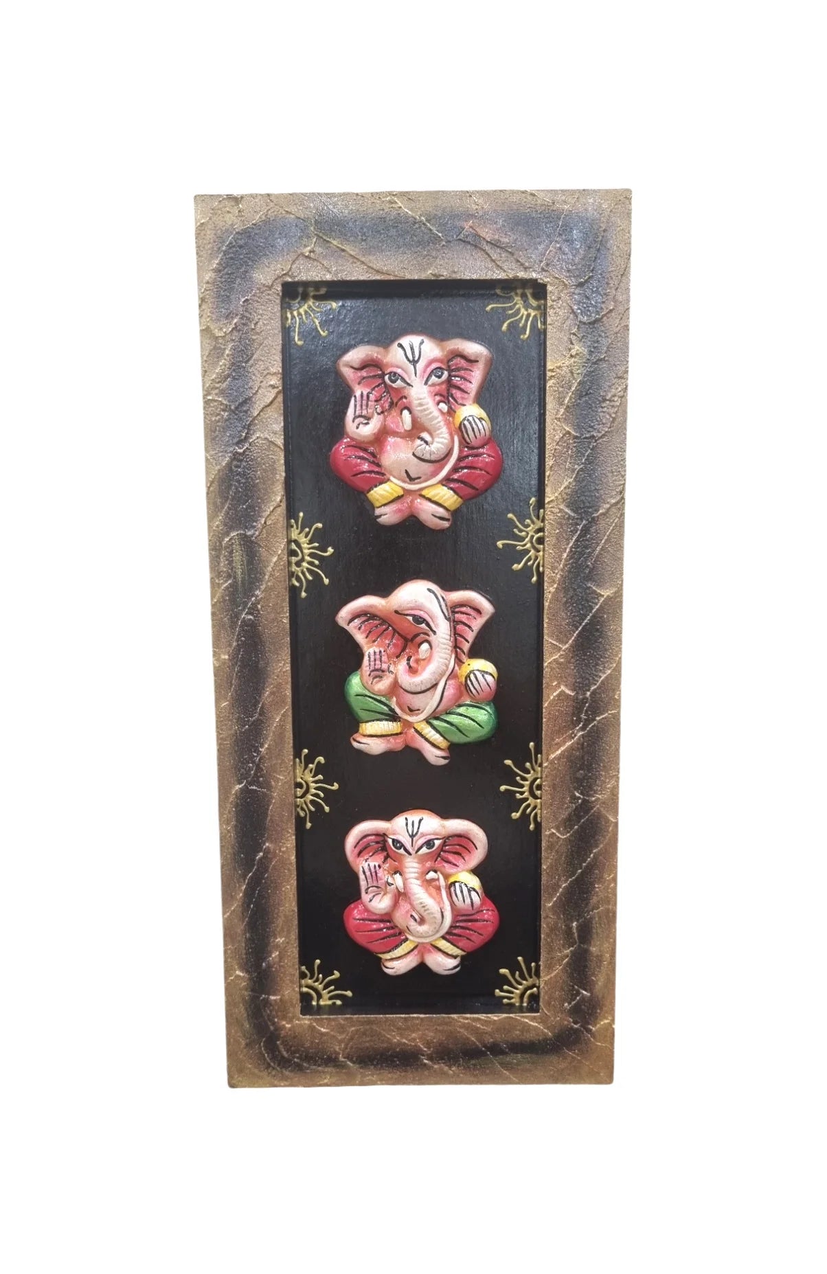 Gallery Framed Three Ganpati Wall Art